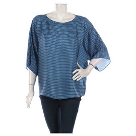Blusa azul Michael Kors de poliéster Talla L