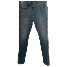 PIANURA STUDIO JEANS Jeans con cortes de lagarto Pianustudio - Autre Marque