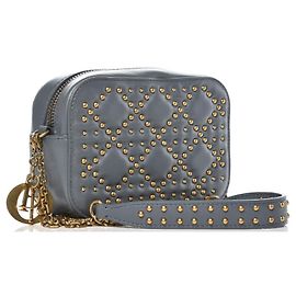 Dior Kameratasche Blau Leder