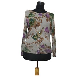 Hobbs Strickjacke aus Seide und Kaschmir Größe 10