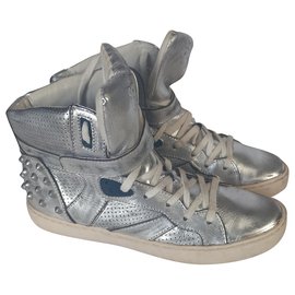 Sneakers alte Ash in pelle argento 41