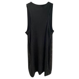 Ermanno Scervino schwarzes Kleid