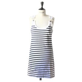 Autre Marque Vestido de playa JPG Sailor blanco de algodón L