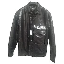 Autre Marque Giacca nera in poliestere Dsquared2