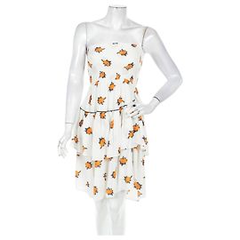 Ganni Roseburg Crepe Kleid aus Viscose