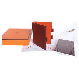 Hermès Carnet Agenda en Cuir Caramel