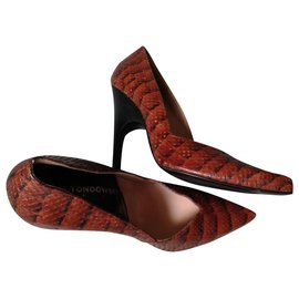 Alain Tondowski Python Pumps Braun - Autre Marque
