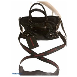 Sac Balenciaga City en cuir noir