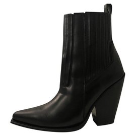 Botines Valentino Santia de piel negra
