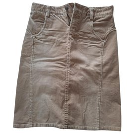 Armani exchange - falda de terciopelo (belge) - Armani Exchange