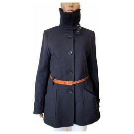 Bruuns Bazaar Wollmantel Schwarz