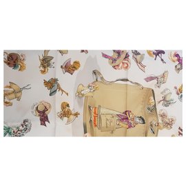 Sciarpa Hermès in seta gialla - Autre Marque
