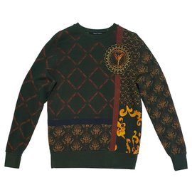 CARLO COLUCCI Sweatshirt Grün Baumwolle Größe S - Autre Marque