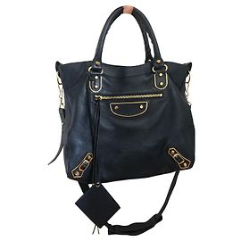 Balenciaga Metallic Edge Town blu notte