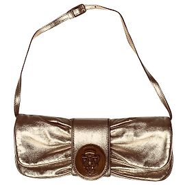 Gucci Clutch Tasche aus Leder Gold