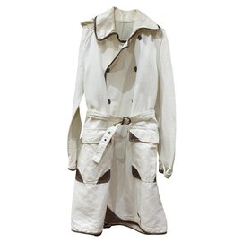 Abrigo Vintage Burberry blanco