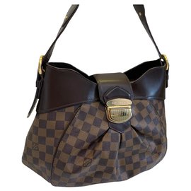 Borsa Louis Vuitton Sistina MM Damier Ebene Marrone