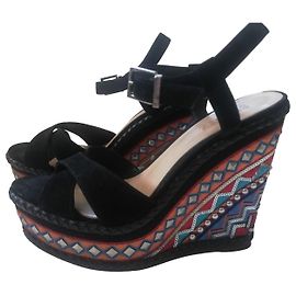 Schutz Sandalen Wildleder Mehrfarbig 39