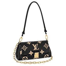 Louis Vuitton Borsa Favourite Monogram Empreinte Pelle Nera