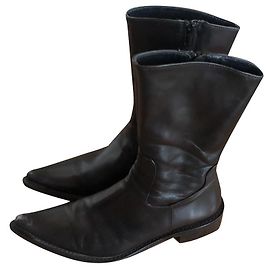 Botas Vero Cuoio de piel negra 35