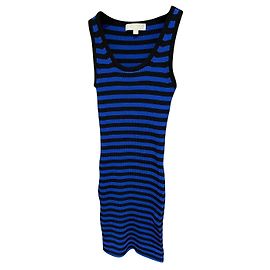 Michael Kors Kleid mit schwarz-blauen Streifen