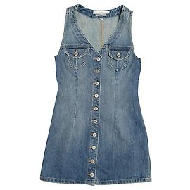 Autre Marque Tularosa Zoe Denim Minikleid Blau