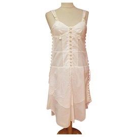 Vestido Chloé de algodão branco tamanho 40
