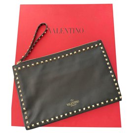 POCHETTE XL EN CUIR D'AGNEAU - Valentino Garavani