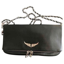 Sac Zadig & Voltaire Rock en cuir noir