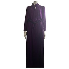 Autre Marque Vestido largo oversize de seda Shimah