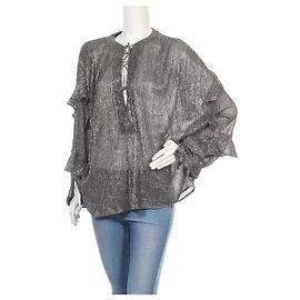 Iro Camicetta Oversize Marrone Argentata