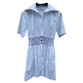 Chanel La Pausa Baumwollkleid Weiß