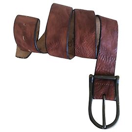 Autre Marque fawn leather belt Circa fawn leather for 96/100 cm