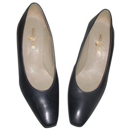 Décolleté JB Martin in pelle blu navy 37.5
