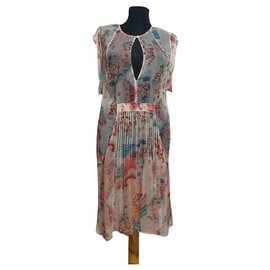 Vestido de seda Noa Noa multicolor