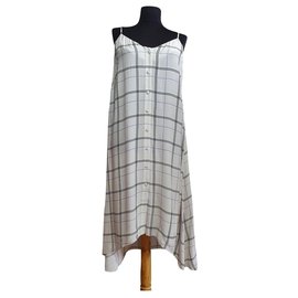 Dagmar Madison Kleid Weiß Karo