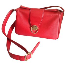 Borsa a tracolla Givenchy Obsedia in pelle martellata rossa