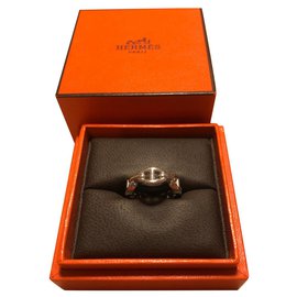 Hermès Chain d'Ancre ring silver size 52