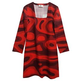 Autre Marque Vestido Paloma Hosbjerg Rojo Multicolor