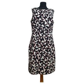Vestido de algodón Kate Spade con estampado de mariposas