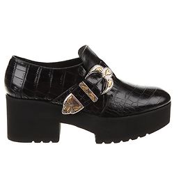 Zapatos de tacón Maje en piel negra Talla 38