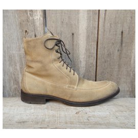 Autre Marque Cinti boots beige deerskin nubuck 44