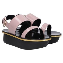 Sandali con plateau Marni in pelle ZPMSR03g05