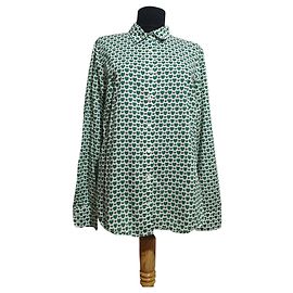 Camicia J.Crew in cotone verde