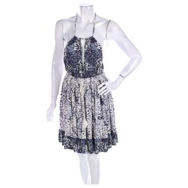 Free People Kleid Mehrfarbig aus Rayon