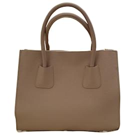 Carla Ferreri Leder Handtasche Beige - Autre Marque