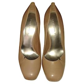 Décolleté Barbara Bui in pelle beige con tacco 13 cm Taglia 41