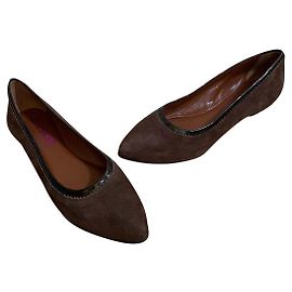 Autre Marque Zapatillas de ballet Accessoire Diffusion de ante marrón