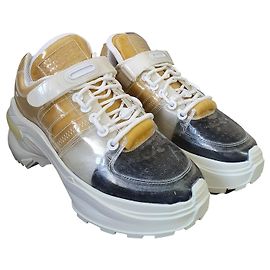 Maison Martin Margiela Retro Fit Sneaker Weiß Gelb