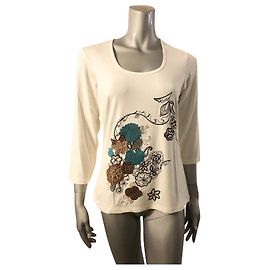 Autre Marque Top Chacok TXL de viscosa color crudo 42FR